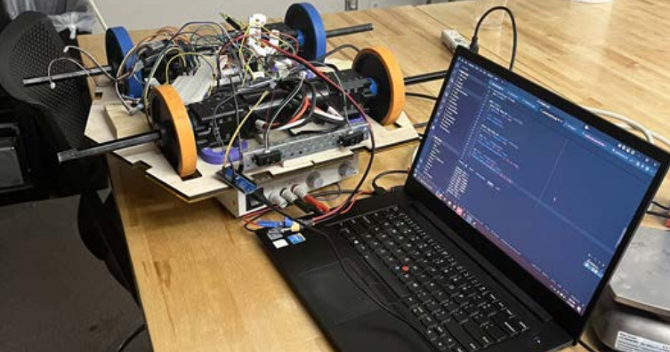 The test chassis.